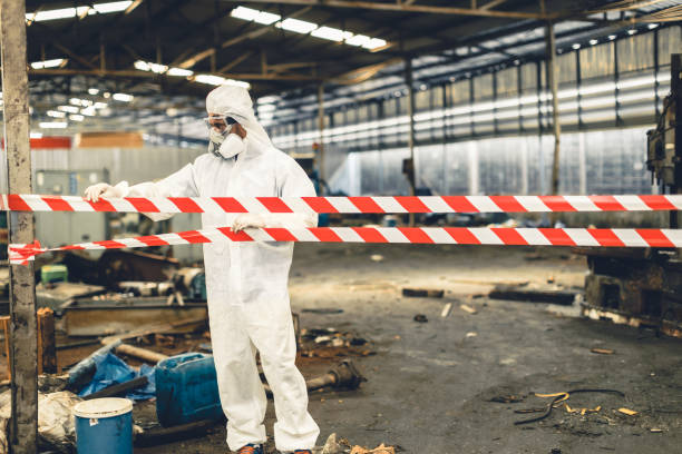 Professional Sewage Cleanup technician working in Joseph, OR